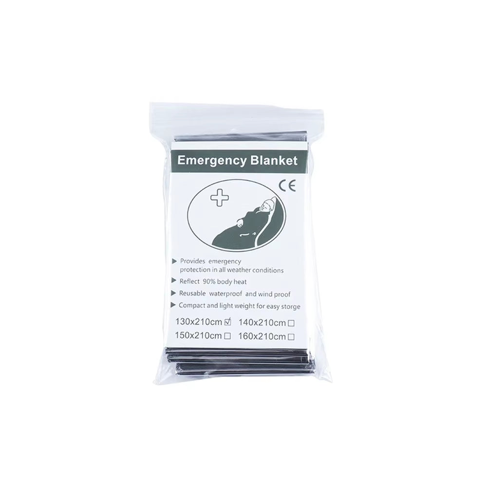 Survival Emergency Mylar Thermal Blanket Foil Space Blanket for NASA Body Warmer Outdoor First Aid Camping Gear Hiking Travel