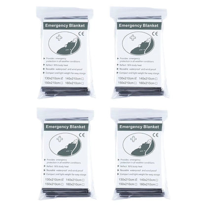 Survival Emergency Mylar Thermal Blanket Foil Space Blanket for NASA Body Warmer Outdoor First Aid Camping Gear Hiking Travel